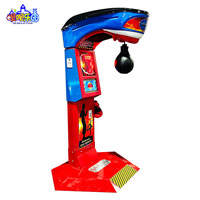 Machine à monnayeur, Machine de jeu de test de force de boxe, Équipement de divertissement de boxe pour centre commercial et salle d'arcade