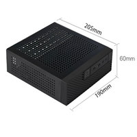 Boîtier PC MINI M06 HTPC, Interface USB2.0, Boîtier d'ordinateur de bureau MINI, prend en charge la carte mère ITX