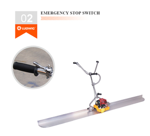 Camminare dietro la superficie del pavimento manuale massetto macchina scarificante calcestruzzo/vibrante righello - Product Image 5