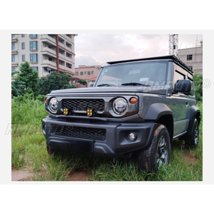 สำหรับ Suzuki Jimny JB74 2019-2024 ชุดแต่งกันชนหน้าพร้อมขายึดไฟสปอร์ตไลท์ อุปกรณ์ตกแต่งรถยนต์ ชุดไฟสปอร์ตไลท์ อะไหล่ตกแต่ง - Product Image 3