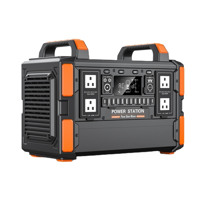 Portable Power Station with 1000W 1200W 2400W 3000W Solar Panel Lithium Lifepo4 Battery MPPT Controller for Car Use