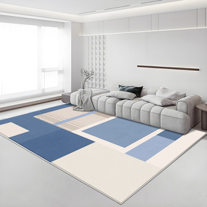 Tapis géométrique moderne rectangulaire antidérapant en velours cristal pour salon et chambre H 2582 6 - Product Image 3