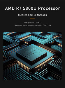 Peladn Fabricante OEM CPU AMD Ryzen 7 <span class=keywords><strong>5800U</strong></span> Gaming Mini PC Ryzen 7 <span class=keywords><strong>5800H</strong></span> Wifi 5,0 BT4.2 DDR4 Mini PC para Windows 11/LINUX - Product Image 4