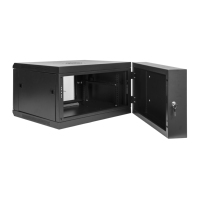 Armoire de serveur réseau double paroi noire 6U 600x600 avec câblage assemblé en stock
