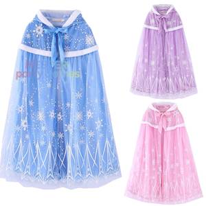 Nueva Capa de Terciopelo Elsa para Niñas, Capa de Princesa para Niñas, Chal con Capucha de Dibujos Animados para Niños - Product Image 1