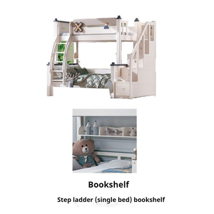 Las camas altas y bajas de madera maciza nórdica se utilizan para niños, literas, dormitorios, escuelas, hospitales, salas de estar y hoteles. - Product Image 1