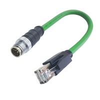 Câble Ethernet industriel M12 vers RJ45, câble M12 à 8 broches codé X, flexible et résistant à l'huile, résistance à l'eau et à la poussière IP67