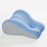 Oreiller de soutien dorsal en mousse à mémoire de forme pour adultes, pour l'allaitement et le soutien corporel, design en forme de coin pour couples, housse amovible et lavable, tapis de lit en tricot pour hôtel