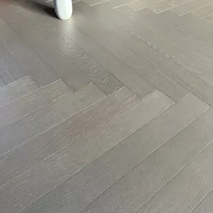 Dark grey Colour Walnut Engineered Wood Flooring Indoor Use