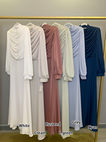 Sharut Vente en Gros Robe Turque de Dubaï Abaya Design Musulmane Femme Luxe Élégante Plissée Satinée Modeste pour Mariage et Soirée