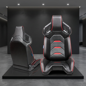 Chaise de jeu professionnelle de luxe en cuir PU Raptor, ergonomique, inclinable, pivotante, pour PC, course, dynamique, siège de bureau - Product Image 1