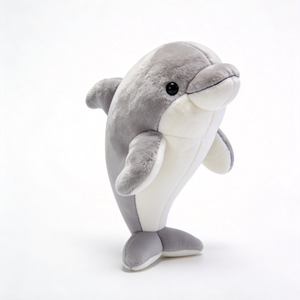 Vente directe du fabricant, peluche de <span class=keywords><strong>dauphin</strong></span> gris douce et moelleuse, jouet en peluche d'animal marin, poupée de confort pour enfants, peluche personnalisée - Product Image 3