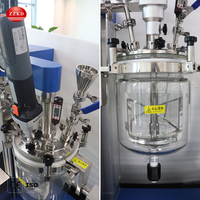 Homogénéisateur sous vide de petite capacité 1L 2L 5L 10L mélangeur émulsifiant de laboratoire pour crème cosmétique Lotion pour le corps produits d'échantillons