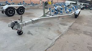 <span class=keywords><strong>Remorque</strong></span> <span class=keywords><strong>bateau</strong></span> en alliage d'aluminium à double <span class=keywords><strong>essieu</strong></span> pour <span class=keywords><strong>bateau</strong></span> de pêche et yacht - Product Image 2