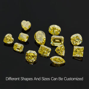 LUSTERFactory Precio al por Mayor, Moissanita Color D, Claridad VVS, Pasa el Probador, Piedra de Moissanita, Corte Brillante Redondo, Color Amarillo, Suelta - Product Image 4