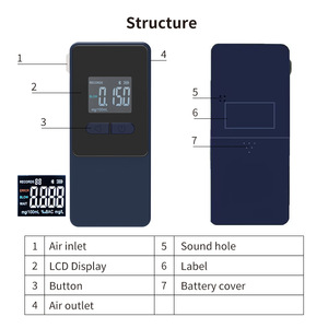 Testeur d'alcool portable WGSensor AT808 avec embout buccal anti-reflux unidirectionnel, autre type de capteur, connectivité de capteur avancée, AlcoCHECK - Product Image 5