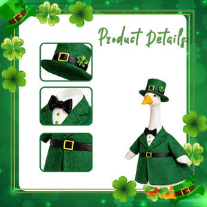 Déguisement pour oie de porche, motif à pois, en tissu, pour extérieur, vente en gros, nouvelle arrivée pour la Saint-<span class=keywords><strong>Valentin</strong></span>, Pâques, 4 juillet, Halloween, pour animaux de compagnie - Product Image 4