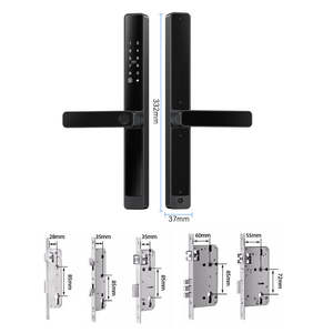 Kasman SOURCE <span class=keywords><strong>PRIX</strong></span> Serrure de porte mince à <span class=keywords><strong>double</strong></span> face étanche à l'extérieur Serrures à carte Tuya Ttlock intelligentes pour la <span class=keywords><strong>maison</strong></span> - Product Image 2