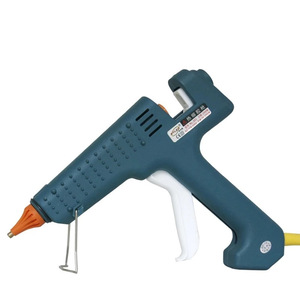 Myleo Hot Melt <b>Glue</b> Gun 150W 200W Adjustable Temperature Industrial Grade With Stand And Protection Sleeve - Product Image 4