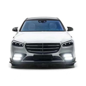 Kit Carrozzeria in Fibra di Carbonio Nera Stile MSY di Alta Qualità per <span class=keywords><strong>Mercedes</strong></span>-Benz Classe <span class=keywords><strong>S</strong></span> W223 M Sport: Labbro Anteriore, Diffusore Posteriore e Fiancate - Product Image 4