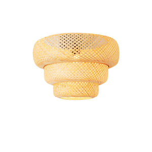 Lampes suspendues tissées transfrontalières, rotin artisanal à trois étages décoratif pour restaurants, Priva - Product Image 1