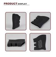 Holster universel tactique en caoutchouc antidérapant, accessoires de chasse, manchon antidérapant