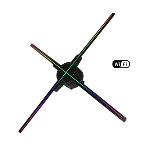 Giwox mới nhất 3d holographic màn hình máy chiếu màn hình video tường 65SD 720P bốn lưỡi Wifi APP điều khiển 3d ba chiều hd máy chiếu - Product Image 1