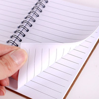 Cahier de notes autocollantes personnalisé avec drapeau en papier kraft Mini petit bloc-notes personnalisé avec stylo et notes autocollantes