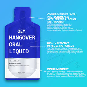 Boisson anti-gueule de bois à la vente, complément liquide au curcuma, santé du foie, arrêt de l'alcool, hydratation, boissons contre la gueule de bois - Product Image 3