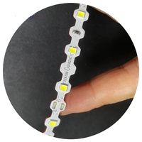 Bande LED pour enseigne rétroéclairée SMD2835 30LEDs 42LEDs 54LEDs 60LEDs DC12V découpable, flexible, en forme de zigzag, en forme de S pour lettres de canal
