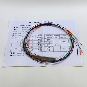 Cable de Fibra Óptica sin Conector, Divisor PLC Monomodo 1x4 SM, 1M de Longitud, Cable Interior G657A1, Divisor Óptico - Product Image 3