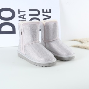 Bedazzled tuyết khởi động phụ nữ-long lanh mắt cá chân booties ấm lông cừu lót, không thấm nước cho kỳ nghỉ, Nye & thời trang ngoài trời - Product Image 4