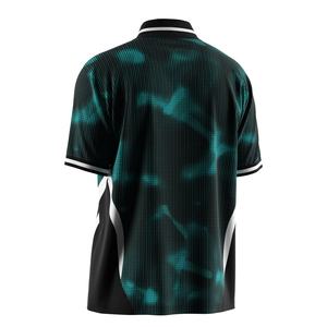 เสื้อฟุตบอลลำลองแบบมีปกพับได้ ปรับแต่งสีสันได้ตามต้องการ ผ้าถักแห้งเร็ว เหมาะสำหรับการแข่งขันวันหยุดสุดสัปดาห์ - Product Image 6