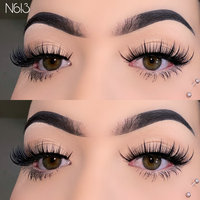 Vente en gros 5D Fluffy Faux Vison Extensions de Cils 15mm-20mm 3D Naturel D Curl Russe Spike Lashes Bande Complète Faux Cils