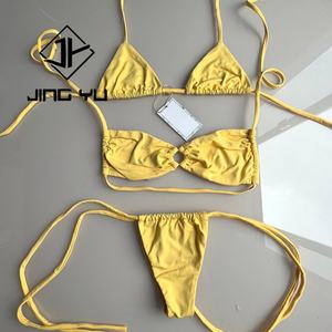 Vendeurs de maillots de bain pour femmes, mode de plage, maillots de bain, bikini à lanières, ensemble 2 pièces, bikini personnalisé - Product Image 4