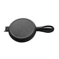 Poêle à gaufres double face ronde en fonte pour usage domestique – Vente en gros