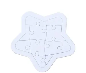 Sublimazione Puzzle in bianco per bambini Puzzle in bianco fai da te cuore Puzzle Puzzle prodotti di trasferimento fai da te