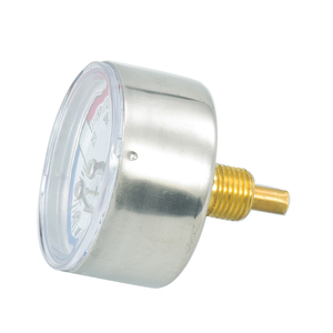 कारखाने की आपूर्ति wy100 अक्षीय तापमान और दबाव गेज-फ्लोर हीटिंग थर्मोमैनोमीटर, एचवीएसी एकीकृत गेज, शॉकप्रूफ - Product Image 5