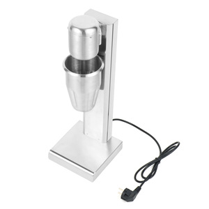 Machine à milkshake professionnelle en acier inoxydable 300W à tête unique, mélangeur électrique pour salons de thé, cocktails et bars, direct usine - Product Image 2