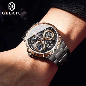 Envío Directo GELATU Reloj Mecánico para Hombre, Diseño Hueco, Cielo Estrellado de Lujo, Resistente al Agua, Alta Calidad, Tourbillon, Cristal de Zafiro, Acero Inoxidable - Product Image 3