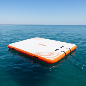 Plataforma Flotante Inflable Vevor de 8 x 6 Pies con Escalera Desmontable para Juegos Acuáticos y Uso en Resorts - Product Image 2