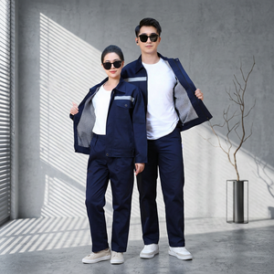 Traje <span class=keywords><strong>de</strong></span> <span class=keywords><strong>Trabajo</strong></span> Reflectante <span class=keywords><strong>de</strong></span> Doble Capa Resistente, <span class=keywords><strong>de</strong></span> Algodón Grueso para Hombre, Seguridad Industrial, Trabajos Pesados - Product Image 1