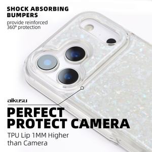 Funda de Teléfono Personalizada de Diseño con Madreperla, Linda, Moderna y Elegante para iPhone 17 16 15 14 13 12 11 Pro Max - Product Image 3