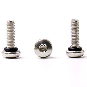 O vite ad anello in acciaio inossidabile con vite a bottone in gomma con vite impermeabile - Product Image 1