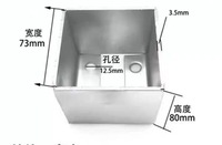 Base de poteau en aluminium traité thermiquement, antirouille, bon marché, en gros, pour clôtures de sécurité et utilisation sur les chantiers de construction