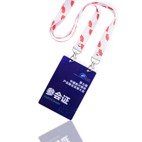 Cartes d'identité personnalisées en PVC NFC RFID Passes d'invité Participation à une conférence Badges d'entrée pour les médias Passes de présence représentatives