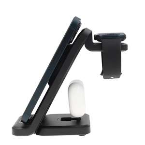 <span class=keywords><strong>Chargeur</strong></span> sans fil magnétique pliable pour <span class=keywords><strong>iPhone</strong></span> AirPods IWatch 10W Fonction SCP de puissance de sortie avec protections OTP/OPV Entrée 5V/2A - Product Image 3