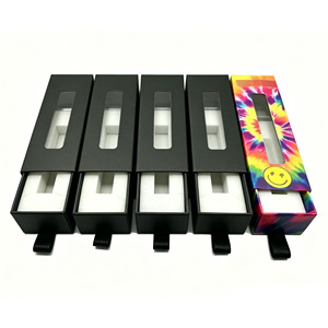 Custom Logo Packaging Black Rigid Box Custom Child Proof sliding draw box Packaging - Product Image 2