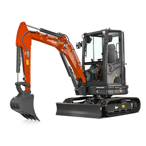 Mini-excavatrice de 2,7 tonnes ERE25UF, excavatrice compacte hydraulique sur chenilles avec chenilles en acier pour l'agriculture et la construction - Product Image 1