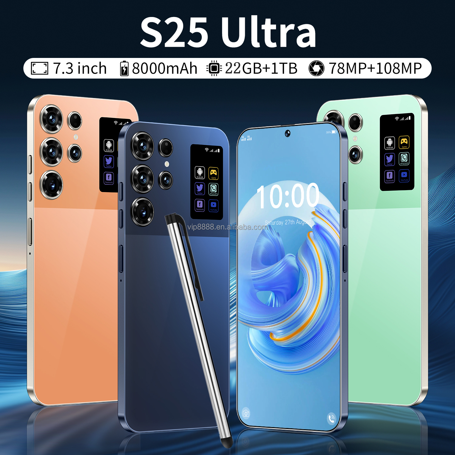 S25 Ultra中華Androidスマートフォン High Configuration S25 Ultra 16+1tb Global 5g Android